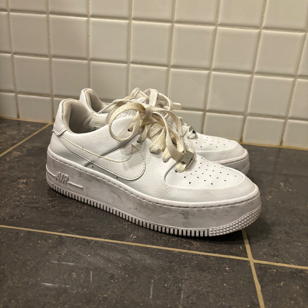 Nike White AF1s Women's Size 7.5